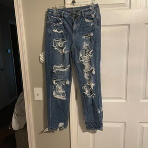 American Eagle Distressed Blue Jeans